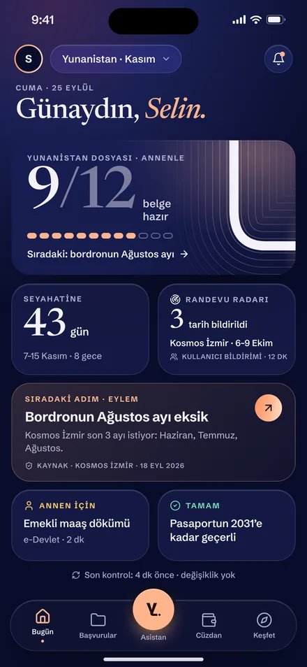 Selin’in Bugün ekranı: Yunanistan dosyası, 12 belgeden 9’u hazır; sıradaki adım bordronun Ağustos ayı.